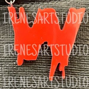 HORROR LETTER W KEYCHAIN